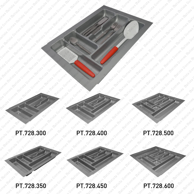Porta talheres com diversas dimens�es - Polipropileno